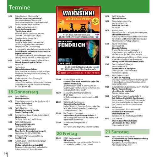 Bayreuth Aktuell März 2020