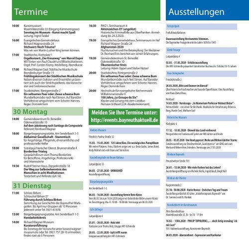 Bayreuth Aktuell März 2020