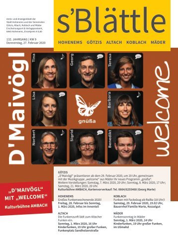 s'Blättle Nr. 09 - Do, 27. Februar 2020