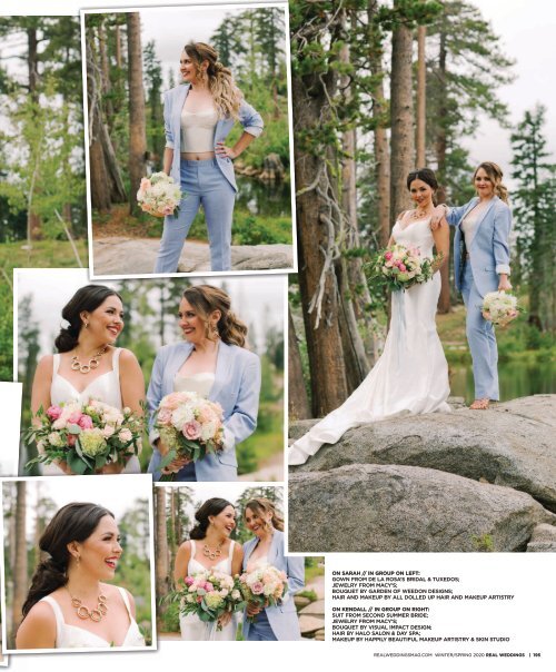 Real Weddings Magazine's “Mountain Retreat“ Styled Shoot - Winter/Spring 2020 - Featuring some of the Best Wedding Vendors in Sacramento, Tahoe and throughout Northern California!