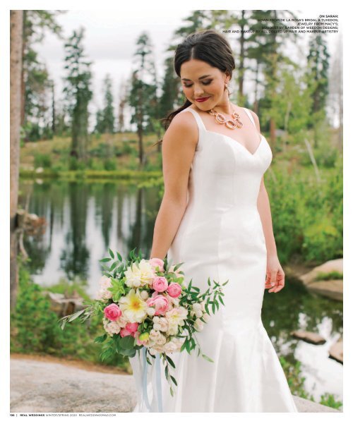 Real Weddings Magazine's “Mountain Retreat“ Styled Shoot - Winter/Spring 2020 - Featuring some of the Best Wedding Vendors in Sacramento, Tahoe and throughout Northern California!