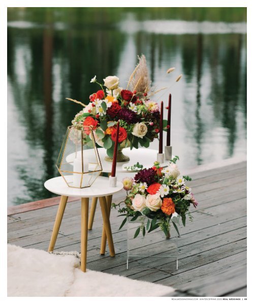 Real Weddings Magazine's “Mountain Retreat“ Styled Shoot - Winter/Spring 2020 - Featuring some of the Best Wedding Vendors in Sacramento, Tahoe and throughout Northern California!