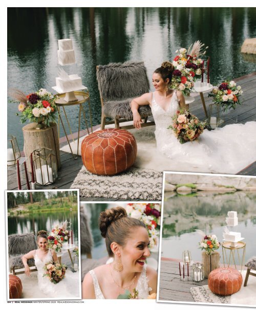 Real Weddings Magazine's “Mountain Retreat“ Styled Shoot - Winter/Spring 2020 - Featuring some of the Best Wedding Vendors in Sacramento, Tahoe and throughout Northern California!