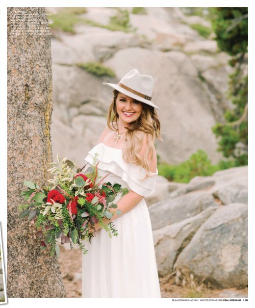 Real Weddings Magazine's “Mountain Retreat“ Styled Shoot - Winter/Spring 2020 - Featuring some of the Best Wedding Vendors in Sacramento, Tahoe and throughout Northern California!