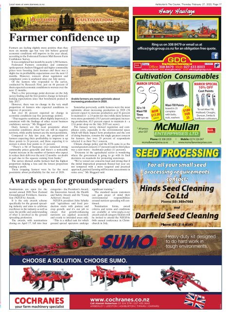 Ashburton Courier: February 27, 2020