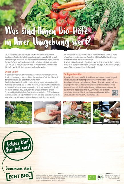 [ECHT BIO.] Flyer Süd