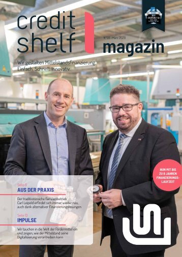creditshelf-Magazin NO 8-DE