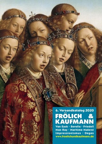 Frölich & Kaufmann 6. Versandkatalog 2020