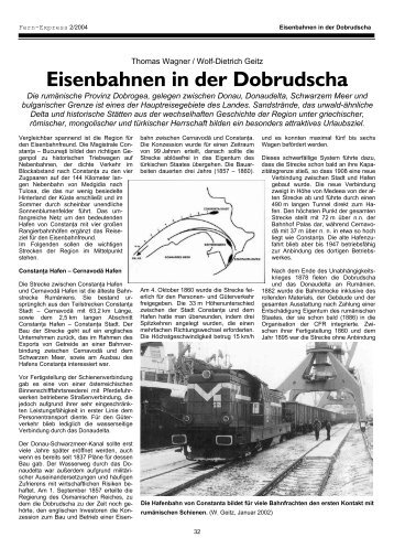 Eisenbahnen in der Dobrudscha