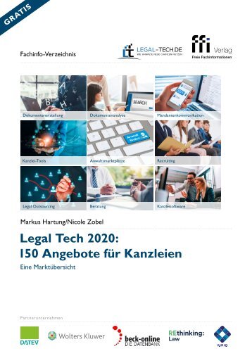 Legal Tech 2020: 150 Angebote für Kanzleien