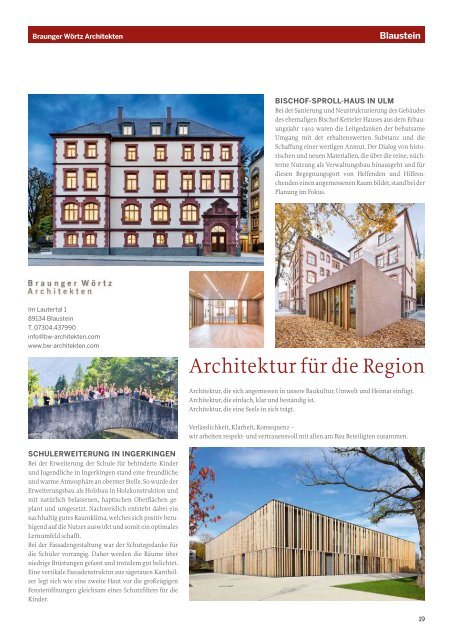 unternehmen spezial März 2020 - Architektur