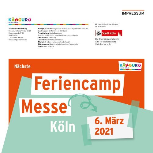 FeriencampMesse Köln 2020