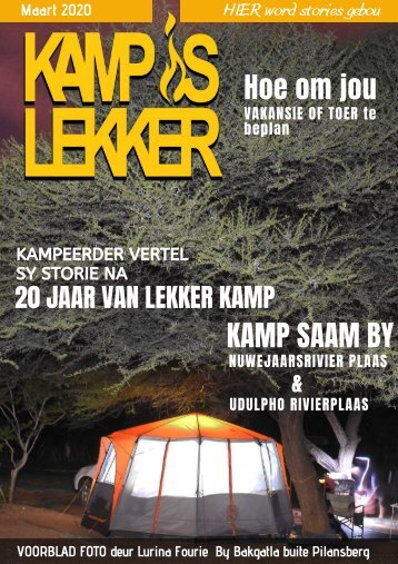 Kamp is Lekker Tydskrif Maart 2020