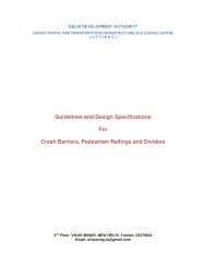 Guidelines and Design Specifications For Crash Barriers ... - uttipec