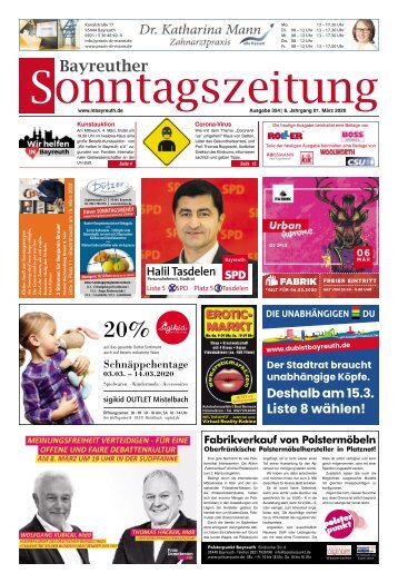 2020-03-01 Bayreuther Sonntagszeitung