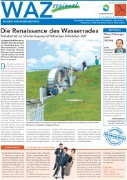 Die Renaissance des Wasserrades - Heidewasser GmbH