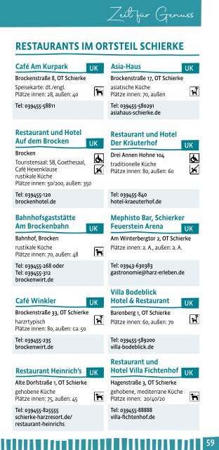 Leitfaden Wernigerode & Schierke