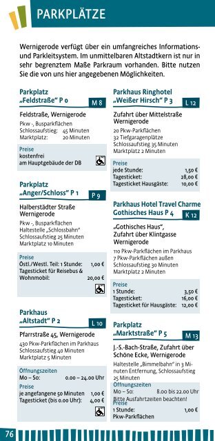 Leitfaden Wernigerode & Schierke