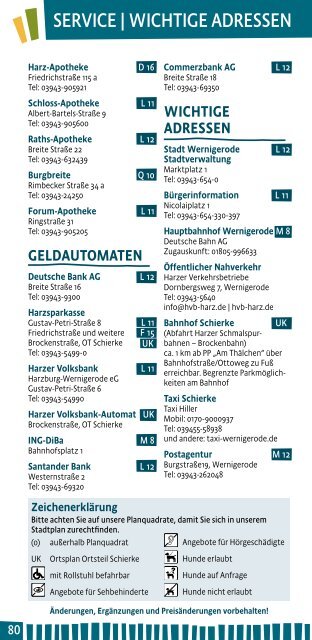 Leitfaden Wernigerode & Schierke