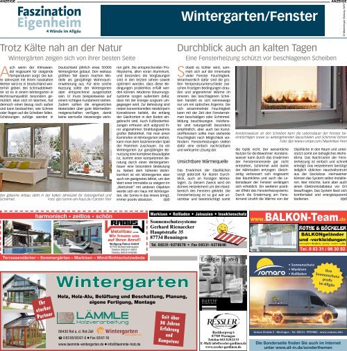 Faszination Eigenheim: Wintergarten/Fenster
