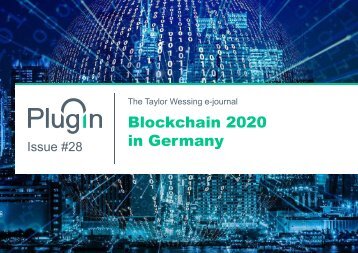 Plugin Issue #28_Blockchain 2020 in Germany