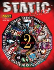 Static Live Magazine March 2020 - 2 Year Anniversary