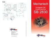 Schrägbett-CNC Graviermaschine