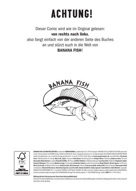 Banana Fish Ultimative Edition 2 Leseprobe Dbana002 Banana Fish Ultimative Edition 2 Leseprobe Dbana002
