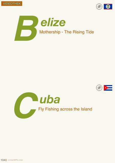 Fly Fishing destinations worldwide - FFTC.club Magazine issue I-2020