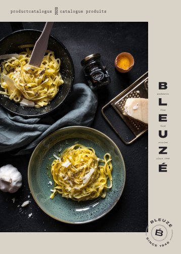 Fine food product catalogus Bleuzé 2020-2021