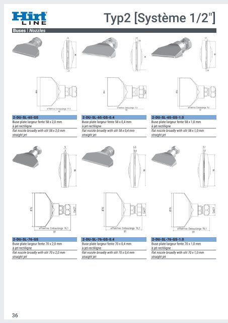 Hirt-Line Catalogue principal