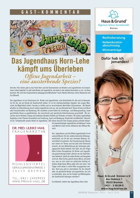 HORNER Magazin | März-April 2020