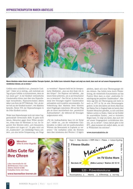 HORNER Magazin | März-April 2020