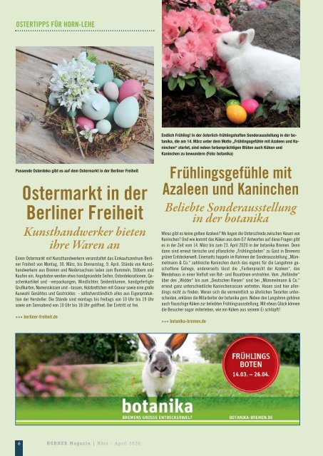 HORNER Magazin | März-April 2020