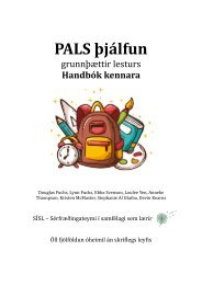 PALS Þjálfun