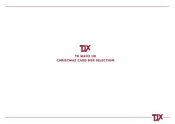 TKMAXX UK Christmas Card Box Selection