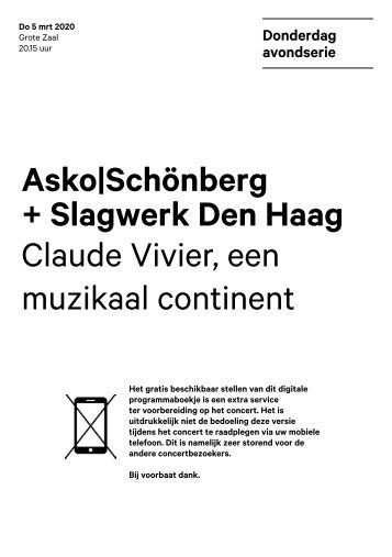 2020 03 05 Asko|Schönberg + Slagwerk Den Haag