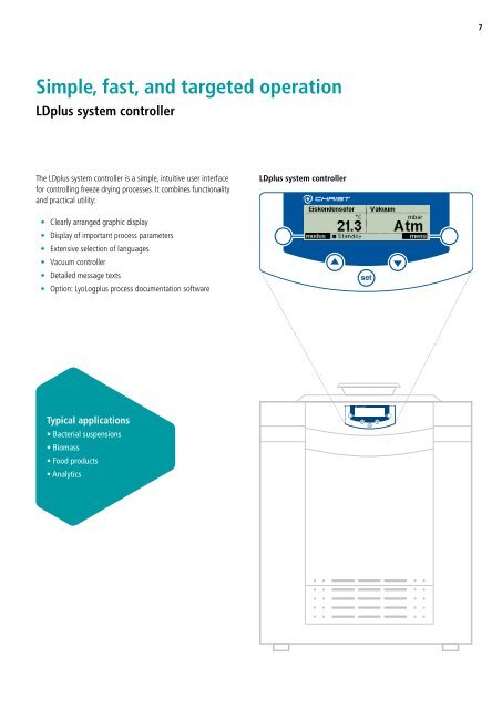 Laboratory Freeze Dryers Routine Applications