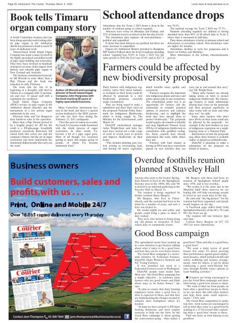 Ashburton Courier: March 05, 2020