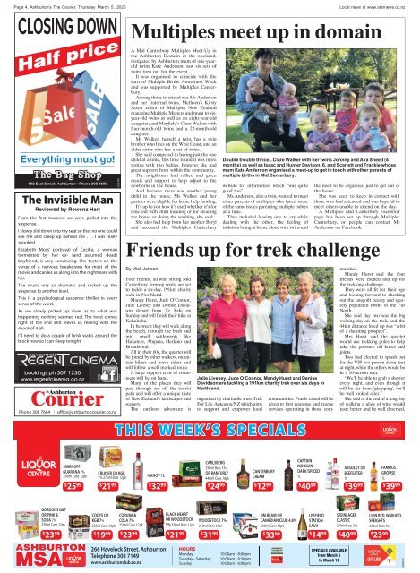 Ashburton Courier: March 05, 2020