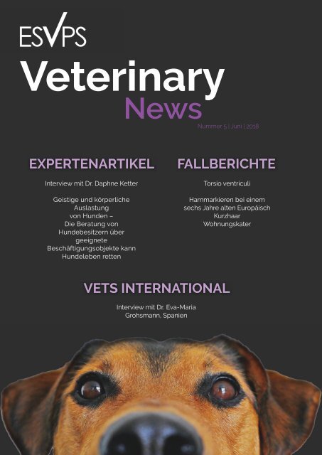 ISVPS_Veterinary_News_DE_5Edition