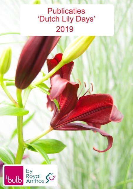 Publicaties Dutch Lily Days 2019