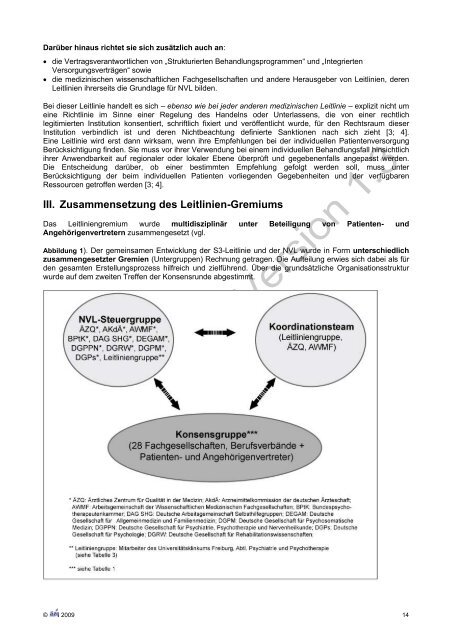 Unipolare Depression Langfassung - Versorgungsleitlinien.de