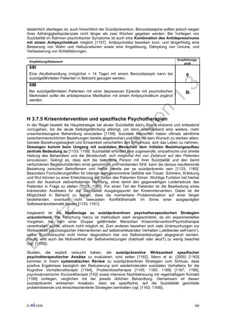 Unipolare Depression Langfassung - Versorgungsleitlinien.de