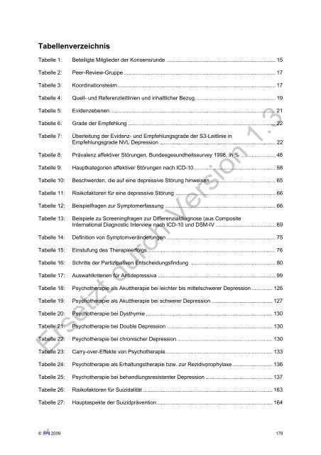 Unipolare Depression Langfassung - Versorgungsleitlinien.de