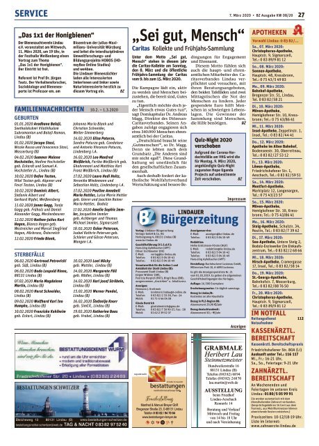 07.03.2020 Lindauer Bürgerzeitung