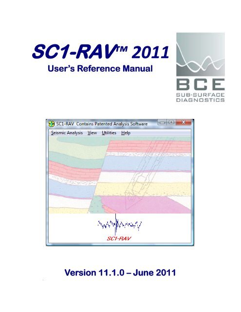 SC3-RAV™ 2011 - Baziw Consulting Engineers Ltd.