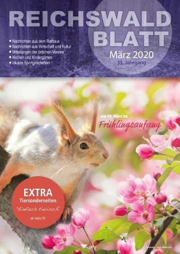 Reichswaldblatt - März 2020