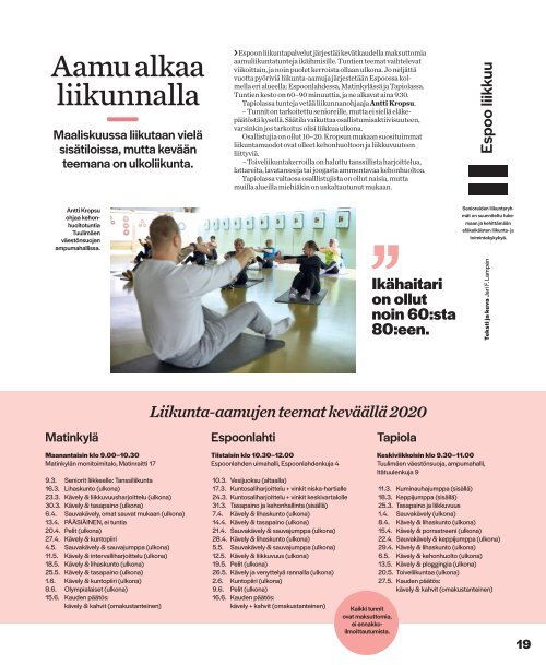 ESPOOLEHTI 1/2020