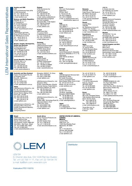 DI Series Shunt Isolator - LEM